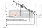 CM1102025, Rullo Scorrevole, Piaggio, 2