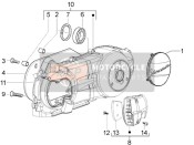 CM155106, """Vespa"" Transmission Small Cover", Piaggio, 1