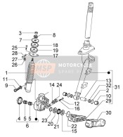 1C004530R, Complete Front Shock Abs, Piaggio, 0