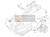 643411, Bridle For Hv Coil, Piaggio, 2