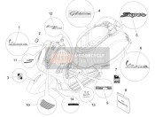 1B001417, Adhesive Dataplate ABS-ASR, Piaggio, 1