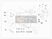 640026, Tank Cable Assembly, Piaggio, 1