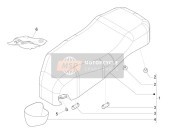 673322, Saddle Assembly, Piaggio, 0