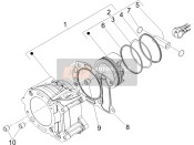 Cylindre-Piston-Unité de broche de poignet