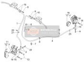 648162, Rear Brake Hydraulic Piping, Piaggio, 1
