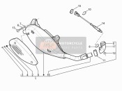 1A018760, Exhaust Pipe With Ip, Piaggio, 2