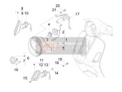 648297, Headlight Support Bracket, Piaggio, 2