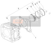 Cylinder-Piston-Wrist Pin, Assembly