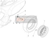 58550R, Ruota Posteriore 3.00 * 10, Piaggio, 0