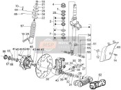 665541, Complete Front Shock Absorber, Piaggio, 1
