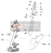 665701, Brake Pipe Support Bracket, Piaggio, 1