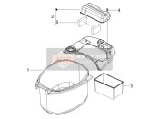 Alloggiamento del casco - Sotto la sella