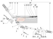 601716, Gas Lever Transmission, Piaggio, 4