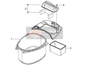 Logement de casque - Sous la selle