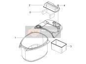 Alloggiamento del casco - Sotto la sella