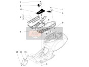 62212400S1, Painted Footrest, Piaggio, 0