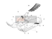 62212440M9, Footrest Vespa Lx, Piaggio, 0