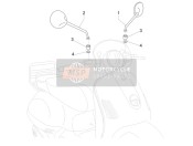 CM073419, Rh Rearview Mirror, Piaggio, 1