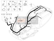 1D0010786, Wiring Harness Of Chassis, Piaggio, 0