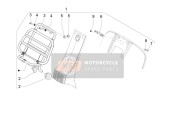 1R000299, Complete Front Luggage Carrier, Piaggio, 0