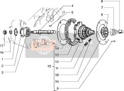 174735A, Spring Gear, Piaggio, 0