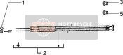 Bremse vorne-Zahnradgetriebe