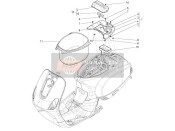 Vivienda del casco - Debajo de la silla de montar