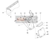 65426200NL, Couvercle Feu Ar, Piaggio, 2