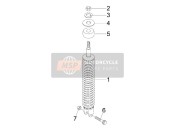 668067, Complete Rear Shock Absorber, Piaggio, 0