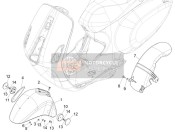 1B006643000BR, Front Mudguard, Piaggio, 0