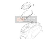 Logement de casque - Sous la selle