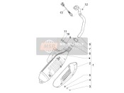 1A0117245, Marmitta Completa Di Protezione, Piaggio, 0