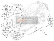 1C002761, Vorderradbremsleitung, Piaggio, 0