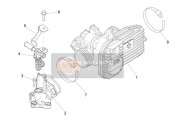 Cuerpo del acelerador - Inyector - Tubería de unión