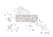 Unità di supporto per leve oscillanti