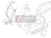 1B004557400R7, Upper Molding, Piaggio, 0