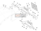 1B005877, Couvercle D., Piaggio, 1