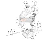 1B008941R, Complete Fuel Pipe, Piaggio, 1