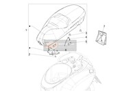 1B004642000C3, Sitzbank, Piaggio, 0