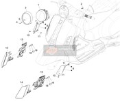 1B009810, Right Spider, Piaggio, 1