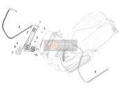 1B009644000K1, Left Edge Shield, Piaggio, 1