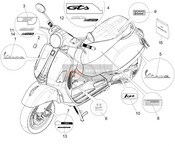 2H005305, ABS-ASR Sticker, Piaggio, 0