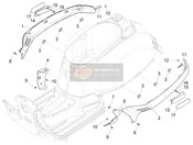 1B009631000B04, Right Terminal Spoiler, Piaggio, 1