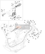 1B007097, Cylindre De Serrure, Piaggio, 2