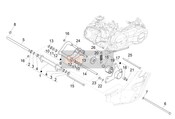 1C005766, Complete Wishbone Engine, Piaggio, 1
