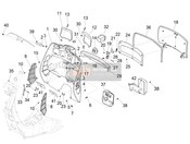1B009743, Deksel, Piaggio, 0