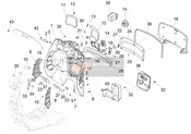 1B009743, Deckel, Piaggio, 2
