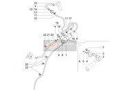 1B007836, Halterung, Piaggio, 0