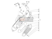 1A018034, Hitzeschild, Piaggio, 1