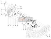 1A023112, Hinterradachse Mit Inner, Piaggio, 1